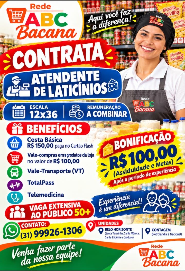 Atendente de Laticínios