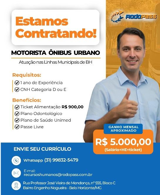 Motorista de Ônibus Urbano