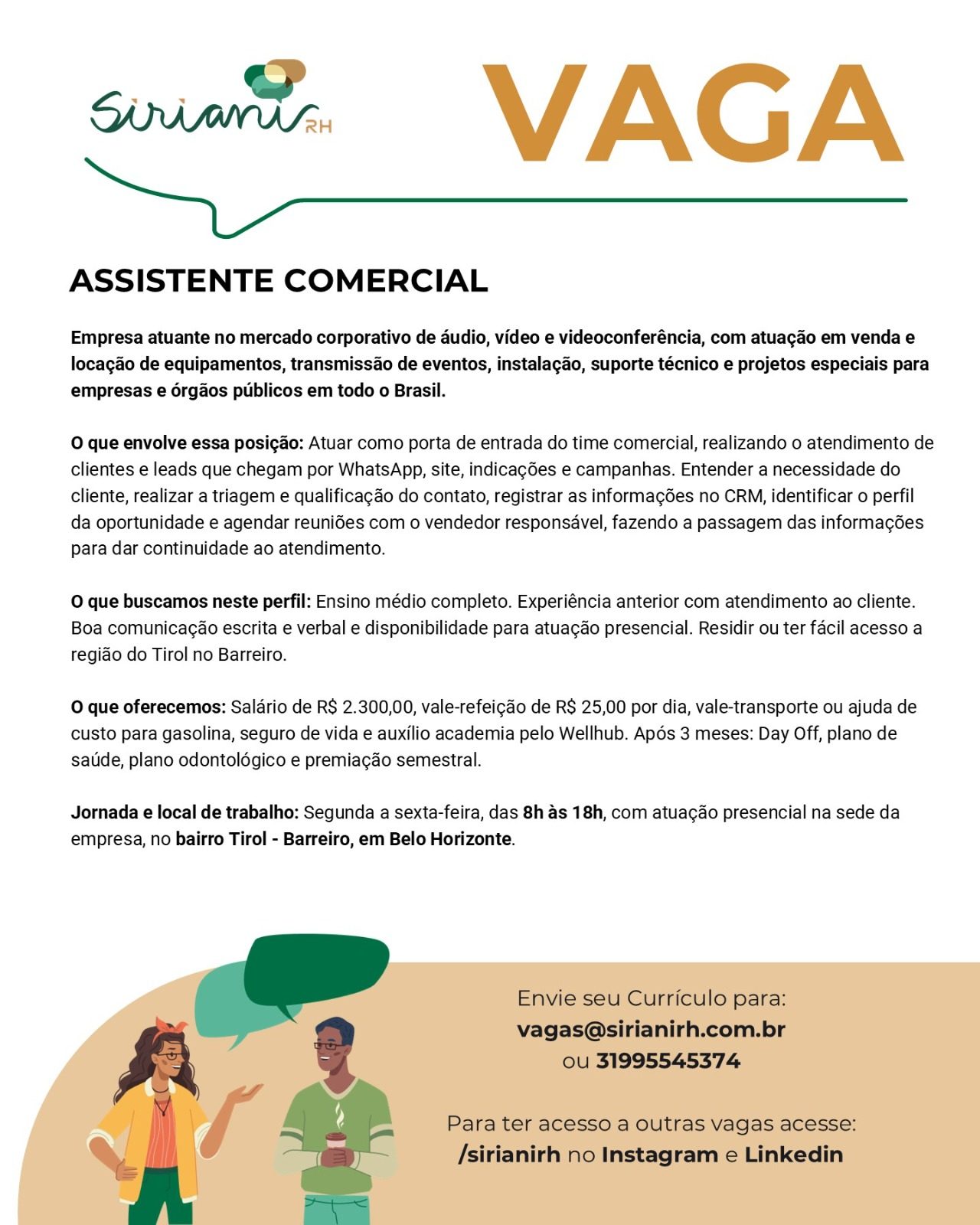 Assistente Comercial